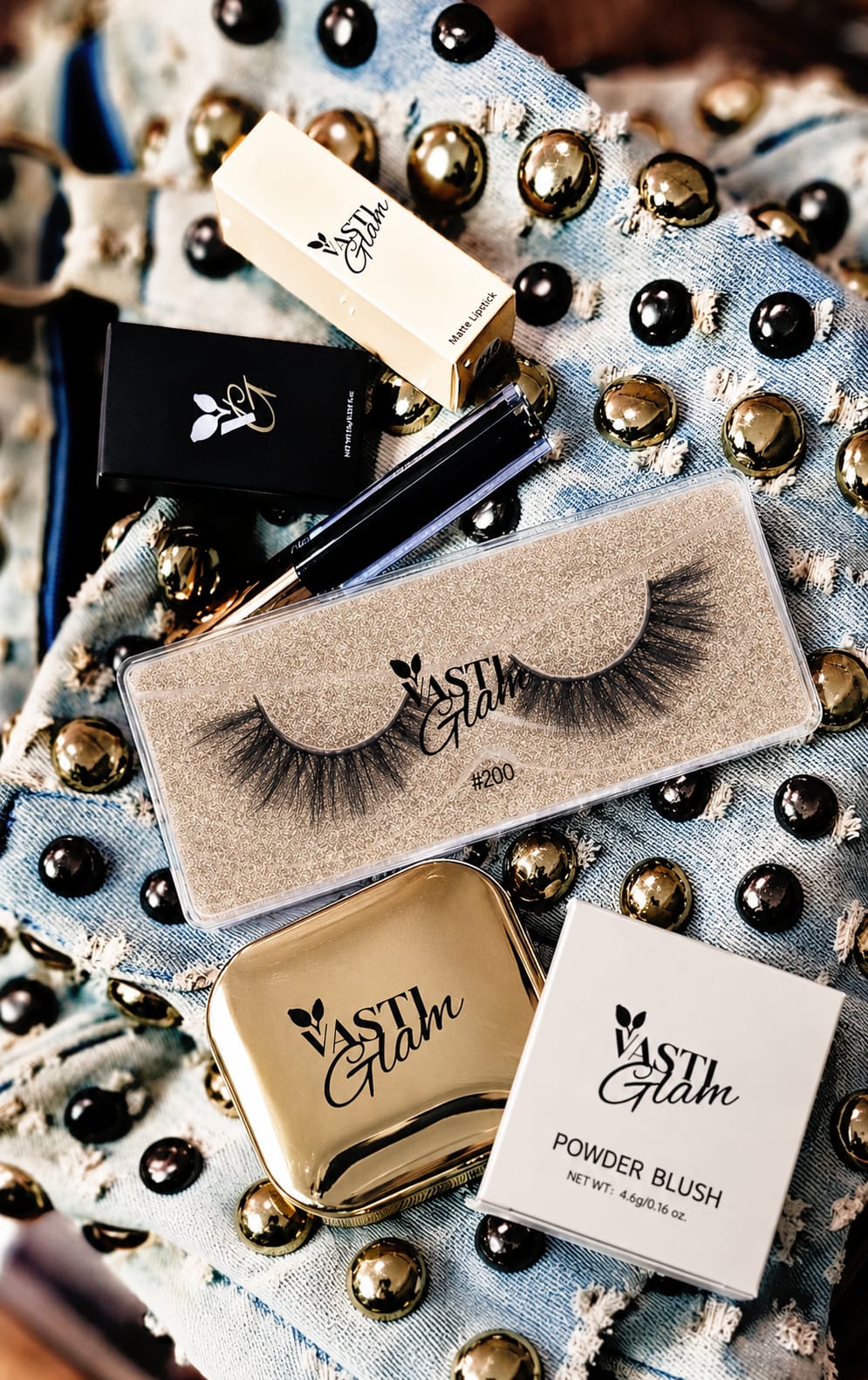 Vasti Glam 3D Mink Lashes #200 - colección de productos beauty